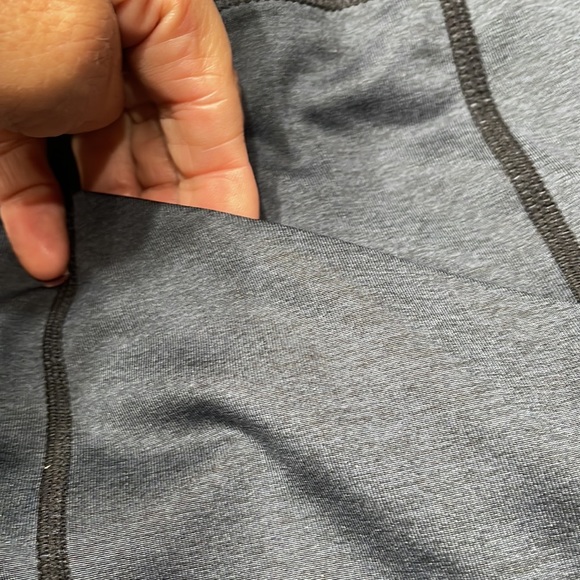 2 pairs Inseam High Waist Yoga Shorts Compression Exercise w Pockets 2XL NH13 - Picture 9 of 9